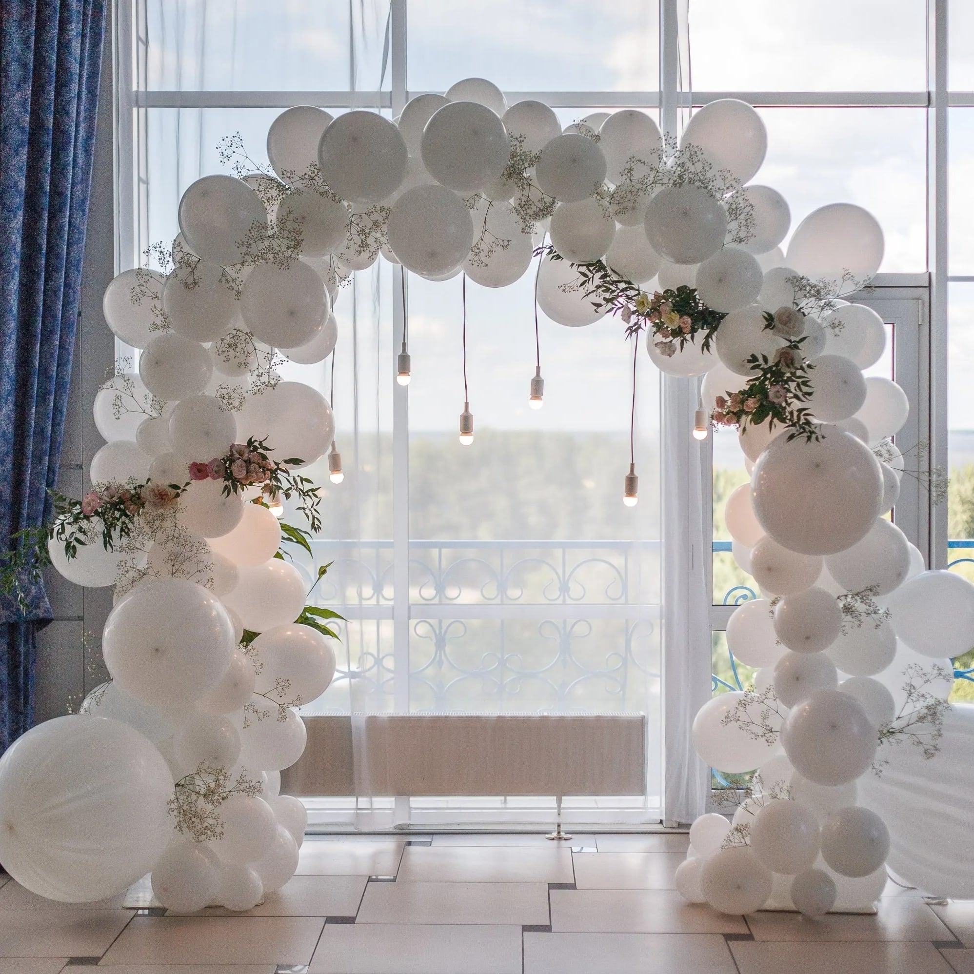 Arche de ballon mariage champêtre