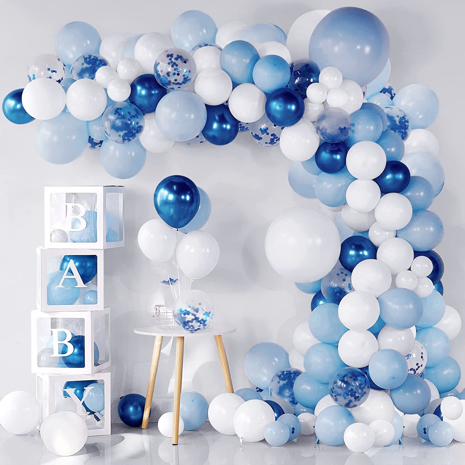 Arche de ballon bleu marine