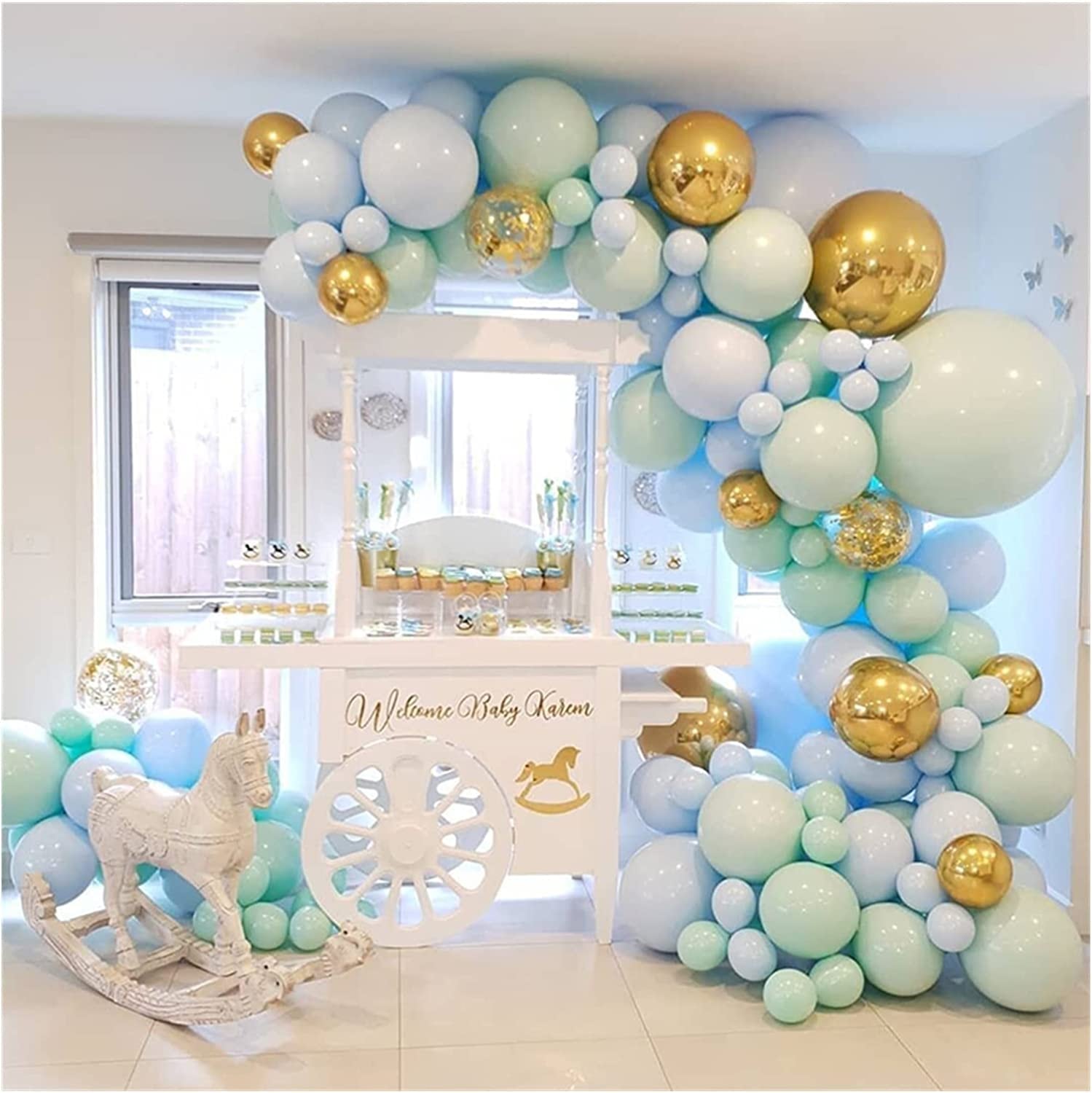 Arche de ballon pastel