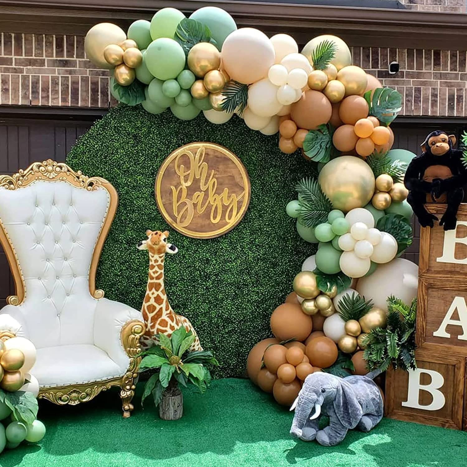 Arche de ballon jungle safari