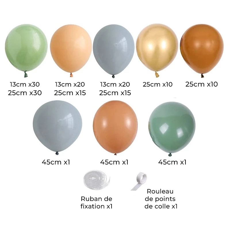 Kit arche de ballon jungle