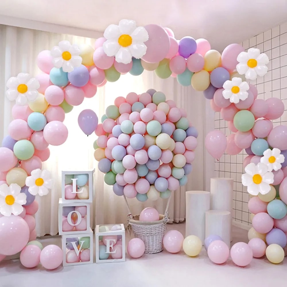 Kit arche de ballon avec support pastel