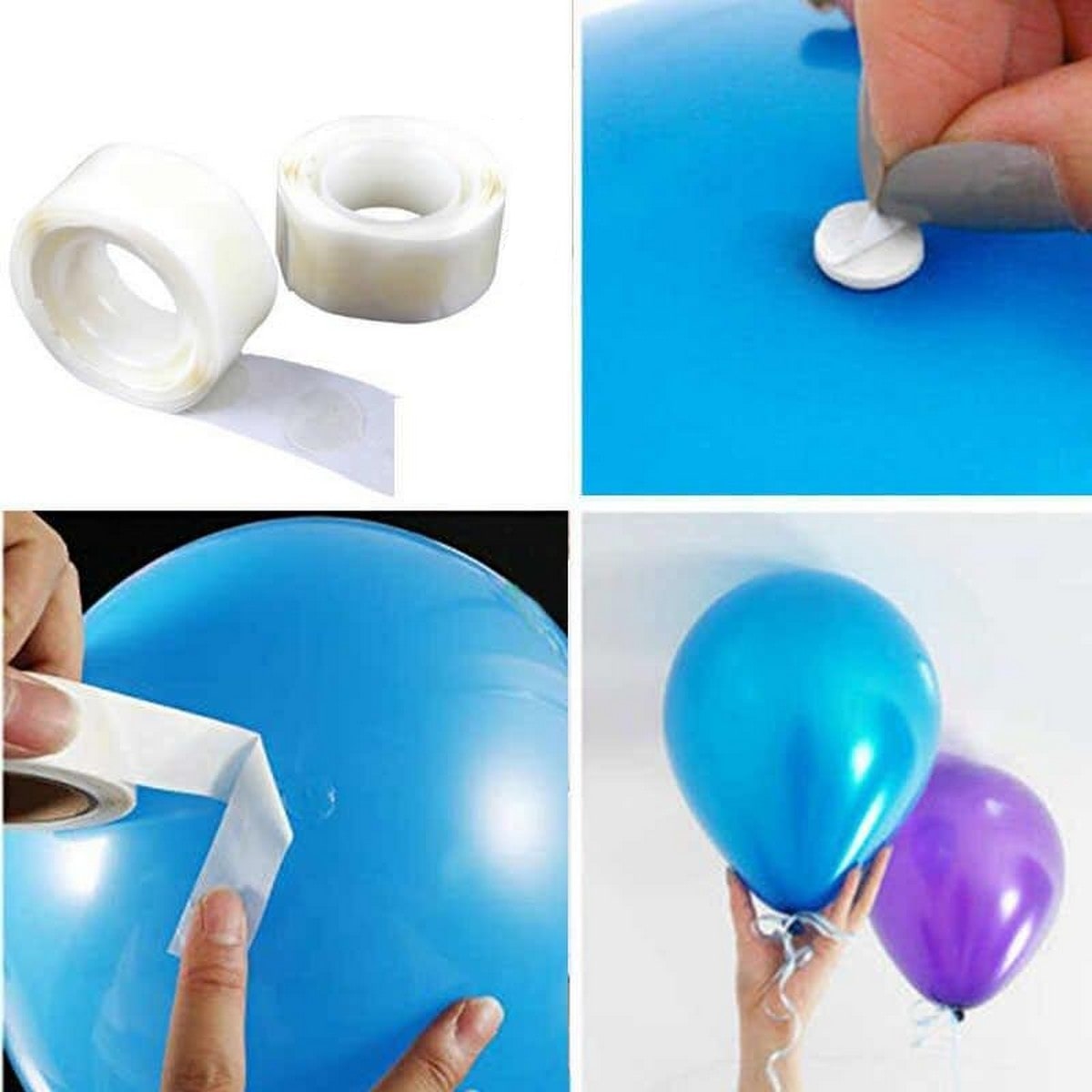 Points de colle double-face pour ballon plafond