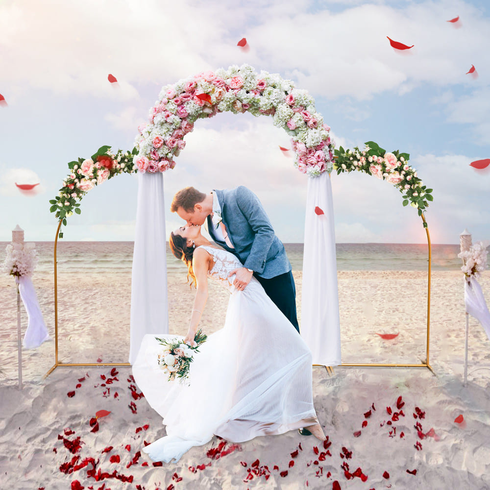 Structure arche de mariage