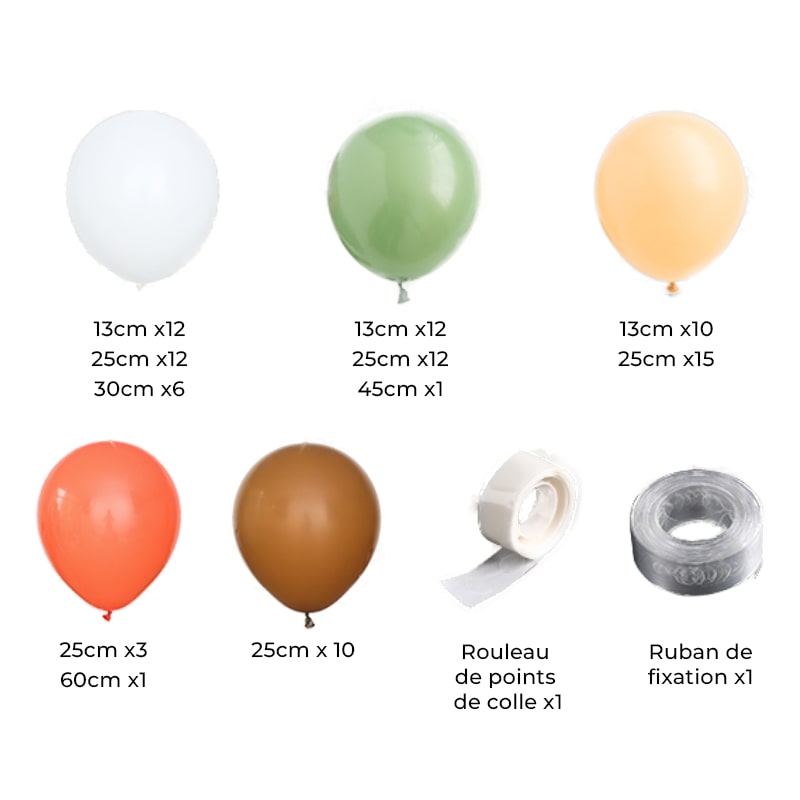 Kit arche de ballon bohème